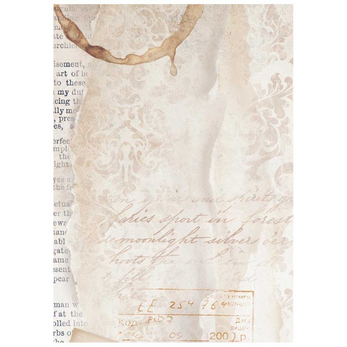 Stamperia Quiet Days Collection - A6 Rice Paper Backgrounds [DFSAK6047] - Image 3